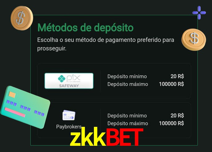 O cassino zkkbet oferece uma grande variedade de métodos de pagamento